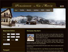 Tablet Screenshot of pensiuneaneamarin.ro